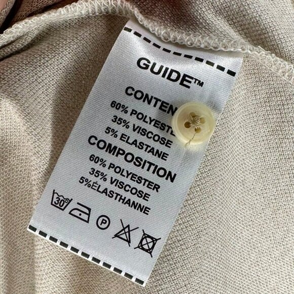 NWT Guide London Premium Two Tone 2-Button Pollo Beige/Tan Size XL - Picture 12 of 12